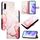 Per Huawei P30 PT003 Custodia in pelle con motivo in marmo (LS005 Oro rosa) Per Huawei P30 PT003 Custodia in pelle con motivo in marmo (LS005 Oro rosa)