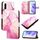 Custodia per telefono in pelle flip con motivo marmorizzato per Huawei P30 PT003 (LS001 oro rosa viola) Custodia per telefono in pelle flip con motivo marmorizzato per Huawei P30 PT003 (LS001 oro rosa viola)