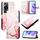 Custodia per telefono in pelle flip con motivo marmo PT003 per Huawei P60 / P60 Pro (LS005 oro rosa) Custodia per telefono in pelle flip con motivo marmo PT003 per Huawei P60 / P60 Pro (LS005 oro rosa)