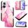 Per Huawei nova 9 PT003 Custodia in pelle con motivo marmo (LS001 Rosa Viola Oro) Per Huawei nova 9 PT003 Custodia in pelle con motivo marmo (LS001 Rosa Viola Oro)