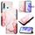 Per Huawei Enjoy 9s / P Smart+ 2019 PT003 Custodia in pelle con motivo marmorizzato (LS005 oro rosa) Per Huawei Enjoy 9s / P Smart+ 2019 PT003 Custodia in pelle con motivo marmorizzato (LS005 oro rosa)