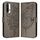 Custodia per telefono in pelle con farfalla goffrata per Honor 20/20 Pro / 20S (grigio) Custodia per telefono in pelle con farfalla goffrata per Honor 20/20 Pro / 20S (grigio)