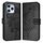 Custodia per telefono in pelle farfalla goffrata per Honor 60 SE (nera)