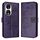 Custodia per telefono in pelle con farfalla goffrata per Honor 90 (viola scuro) Custodia per telefono in pelle con farfalla goffrata per Honor 90 (viola scuro)