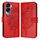 Custodia per telefono in pelle con farfalla goffrata per Honor 90 Lite / X50i (rossa) Custodia per telefono in pelle con farfalla goffrata per Honor 90 Lite / X50i (rossa)