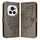 Custodia per telefono in pelle farfalla goffrata globale per Honor Magic6 Pro 5G (grigio) Custodia per telefono in pelle farfalla goffrata globale per Honor Magic6 Pro 5G (grigio)