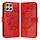 Custodia per telefono in pelle con farfalla goffrata per Honor X8 4G / X30i / Play6T Pro (rossa) Custodia per telefono in pelle con farfalla goffrata per Honor X8 4G / X30i / Play6T Pro (rossa)
