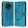 Custodia per telefono in pelle farfalla goffrata per Honor X30 5G/X9 4G/X9 5G (blu) Custodia per telefono in pelle farfalla goffrata per Honor X30 5G/X9 4G/X9 5G (blu)