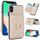 Per iPhone XR Custodia per telefono con porta carte antifurto RFID (bianca) Per iPhone XR Custodia per telefono con porta carte antifurto RFID (bianca)