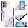 Per Motorola Edge 50 Pro PT003 Custodia in pelle con motivo marmorizzato (bianco viola) Per Motorola Edge 50 Pro PT003 Custodia in pelle con motivo marmorizzato (bianco viola)