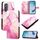 Custodia per cellulare in pelle con motivo marmorizzato per Motorola Edge 2022 / Edge 5G UW 2022 PT003 (rosa viola oro) Custodia per cellulare in pelle con motivo marmorizzato per Motorola Edge 2022 / Edge 5G UW 2022 PT003 (rosa viola oro)