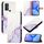 Per TCL 30 SE PT003 Custodia per telefono in pelle con motivo marmorizzato (bianco viola) Per TCL 30 SE PT003 Custodia per telefono in pelle con motivo marmorizzato (bianco viola)
