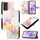 Per TCL 40 SE PT003 Custodia per telefono in pelle con motivo marmorizzato (Galaxy Marble White) Per TCL 40 SE PT003 Custodia per telefono in pelle con motivo marmorizzato (Galaxy Marble White)