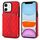 Per iPhone 11 Custodia per telefono con trama rombica e cordino lungo (rosso) Per iPhone 11 Custodia per telefono con trama rombica e cordino lungo (rosso)