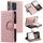 Per Motorola Moto E14 Glitter Lattice Custodia a portafoglio in pelle con cerniera (oro rosa) Per Motorola Moto E14 Glitter Lattice Custodia a portafoglio in pelle con cerniera (oro rosa)