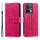 Custodia per cellulare in pelle goffrata a fiori Ultra Totem per Motorola Edge 50 con cordino (rosso) Custodia per cellulare in pelle goffrata a fiori Ultra Totem per Motorola Edge 50 con cordino (rosso)