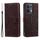 Custodia per cellulare in pelle goffrata a fiori Ultra Totem per Motorola Edge 50 con cordino (marrone) Custodia per cellulare in pelle goffrata a fiori Ultra Totem per Motorola Edge 50 con cordino (marrone)