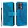 Custodia per telefono in pelle goffrata a fiori Ultra Totem per Motorola Edge 50 con cordino (blu) Custodia per telefono in pelle goffrata a fiori Ultra Totem per Motorola Edge 50 con cordino (blu)