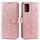 Custodia per telefono in pelle goffrata fiore Totem Fusion per Motorola Edge 50 con cordino (oro rosa) Custodia per telefono in pelle goffrata fiore Totem Fusion per Motorola Edge 50 con cordino (oro rosa)