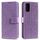 Custodia per telefono in pelle goffrata fiore Totem Fusion per Motorola Edge 50 con cordino (viola) Custodia per telefono in pelle goffrata fiore Totem Fusion per Motorola Edge 50 con cordino (viola)