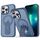 Per iPhone 13 Pro Custodia per telefono con supporto MagSafe in acrilico + TPU (blu scuro) Per iPhone 13 Pro Custodia per telefono con supporto MagSafe in acrilico + TPU (blu scuro)