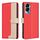 Custodia per telefono in pelle antifurto RFID abbinata ai colori per Honor 90 Lite / X50i (rossa) Custodia per telefono in pelle antifurto RFID abbinata ai colori per Honor 90 Lite / X50i (rossa)