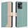 Custodia per telefono in pelle antifurto RFID abbinata a colori per Honor 100 (verde) Custodia per telefono in pelle antifurto RFID abbinata a colori per Honor 100 (verde)