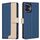 Custodia per telefono in pelle antifurto RFID abbinata a colori per Honor 100 (blu) Custodia per telefono in pelle antifurto RFID abbinata a colori per Honor 100 (blu)
