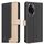 Per Honor 100 Pro Custodia per telefono in pelle antifurto RFID abbinata ai colori (nera) Per Honor 100 Pro Custodia per telefono in pelle antifurto RFID abbinata ai colori (nera)