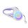 Guinzaglio retrattile automatico per cani da compagnia luminoso a LED, colore: 3 m viola Guinzaglio retrattile automatico per cani da compagnia luminoso a LED, colore: 3 m viola
