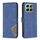 Custodia per telefono in pelle con texture a rombi e fibbia magnetica per Honor X6b (blu) Custodia per telefono in pelle con texture a rombi e fibbia magnetica per Honor X6b (blu)