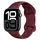 Per Apple Watch Series 10 46mm Hole Style Butterfly Buckle Camouflage Silicone Watch Band (Rosso Vino) Per Apple Watch Series 10 46mm Hole Style Butterfly Buckle Camouflage Silicone Watch Band (Rosso Vino)