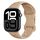 Per Apple Watch Series 10 46mm Hole Style Butterfly Buckle Camouflage Silicone Watch Band (Milk Tea) Per Apple Watch Series 10 46mm Hole Style Butterfly Buckle Camouflage Silicone Watch Band (Milk Tea)