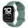 Per Apple Watch Series 10 46mm Hole Style Butterfly Buckle Camouflage Silicone Watch Band (verde pino) Per Apple Watch Series 10 46mm Hole Style Butterfly Buckle Camouflage Silicone Watch Band (verde pino)