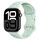 Per Apple Watch Series 10 46mm Hole Style Butterfly Buckle Camouflage Silicone Watch Band (verde menta chiaro) Per Apple Watch Series 10 46mm Hole Style Butterfly Buckle Camouflage Silicone Watch Band (verde menta chiaro)