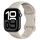 Per Apple Watch Series 10 46mm Hole Style Butterfly Buckle Camouflage Silicone Watch Band (Colore Starlight) Per Apple Watch Series 10 46mm Hole Style Butterfly Buckle Camouflage Silicone Watch Band (Colore Starlight)