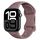 Per Apple Watch Series 10 46mm Hole Style Butterfly Buckle Camouflage Silicone Watch Band (Viola fumo) Per Apple Watch Series 10 46mm Hole Style Butterfly Buckle Camouflage Silicone Watch Band (Viola fumo)