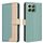 Custodia per telefono in pelle antifurto RFID abbinata ai colori per Honor X6b (verde) Custodia per telefono in pelle antifurto RFID abbinata ai colori per Honor X6b (verde)