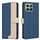 Custodia per telefono in pelle antifurto RFID abbinata ai colori per Honor X6b (blu) Custodia per telefono in pelle antifurto RFID abbinata ai colori per Honor X6b (blu)