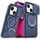 Custodia per telefono con supporto ad anello scorrevole Camshield per iPhone 13 (blu) Custodia per telefono con supporto ad anello scorrevole Camshield per iPhone 13 (blu)