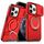 Custodia per telefono con supporto ad anello scorrevole Camshield per iPhone 11 Pro Max (rosso) Custodia per telefono con supporto ad anello scorrevole Camshield per iPhone 11 Pro Max (rosso)