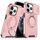Custodia per telefono con supporto ad anello scorrevole Camshield per iPhone 11 Pro Max (rosa) Custodia per telefono con supporto ad anello scorrevole Camshield per iPhone 11 Pro Max (rosa)