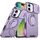 Custodia per telefono con supporto ad anello scorrevole Camshield per iPhone 16 Plus (viola) Custodia per telefono con supporto ad anello scorrevole Camshield per iPhone 16 Plus (viola)