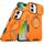 Custodia per telefono con supporto ad anello scorrevole Camshield per iPhone 16 (arancione) Custodia per telefono con supporto ad anello scorrevole Camshield per iPhone 16 (arancione)