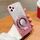 Per iPhone 11 Pro Max Custodia per telefono in TPU con supporto rotondo glitterato sfumato placcato (rosa) Per iPhone 11 Pro Max Custodia per telefono in TPU con supporto rotondo glitterato sfumato placcato (rosa)