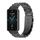 Per Honor Band 9 MIJOBS Cinturino per orologio in acciaio inossidabile a tre perle (nero) Per Honor Band 9 MIJOBS Cinturino per orologio in acciaio inossidabile a tre perle (nero)
