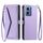 Per Motorola Moto G34 Portafoglio Multi-Slot per Scheda Custodia in Pelle per Telefono con Lanyard (Viola) Per Motorola Moto G34 Portafoglio Multi-Slot per Scheda Custodia in Pelle per Telefono con Lanyard (Viola)