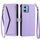 Per Motorola Moto G54 / G64 Portafoglio Multi-Slot per Scheda Custodia in Pelle per Telefono con Lanyard (Viola) Per Motorola Moto G54 / G64 Portafoglio Multi-Slot per Scheda Custodia in Pelle per Telefono con Lanyard (Viola)