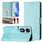 Custodia per telefono in pelle con stampa a nido d'ape RFID per Honor 90 5G (verde menta) Custodia per telefono in pelle con stampa a nido d'ape RFID per Honor 90 5G (verde menta)