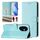 Custodia per telefono in pelle con stampa a nido d'ape RFID per Honor 200 Pro (verde menta) Custodia per telefono in pelle con stampa a nido d'ape RFID per Honor 200 Pro (verde menta)
